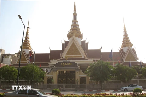Tòa nhà Quốc hội Campuchia. (Ảnh: Phan Minh Hưng/TTXVN)
