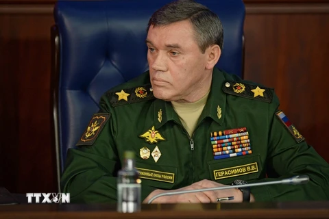 Tổng tham mưu trưởng các lực lượng vũ trang Nga, Tướng Valery Gerasimov. (Nguồn: Sputnik/TTXVN)