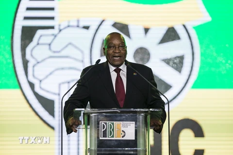 Cựu Tổng thống Nam Phi Jacob Zuma. (Nguồn: AFP/TTXVN)