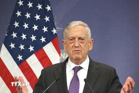 Bộ trưởng Quốc phòng Mỹ James Mattis. (Nguồn: Kyodo/TTXVN)