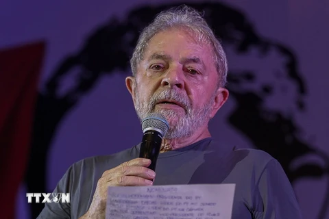 Cựu Tổng thống Lula da Silva. (Nguồn: AFP/TTXVN)
