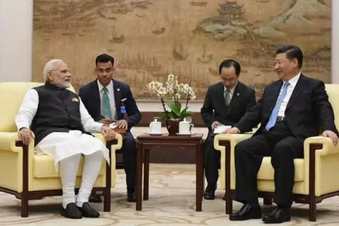 Thủ tướng Ấn Độ Narendra Modi và Chủ tịch Trung Quốc Tập Cận Bình. (Nguồn: AFP)