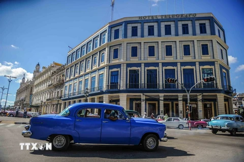 Một góc đường phố ở thủ đô La Habana, Cuba ngày 8/11. (Nguồn: AFP/TTXVN)