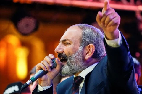 Thủ lĩnh phe đối lập Armenia, ông Nikol Pashinyan. (Nguồn: Reuters)