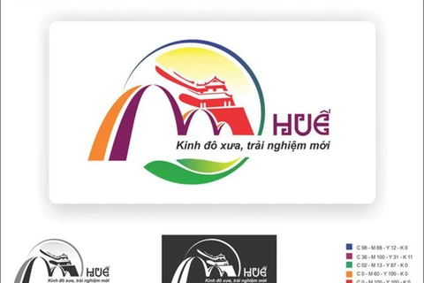Biểu trưng và khẩu hiệu được chọn làm bộ nhận diện thương hiệu du lịch Thừa Thiên-Huế