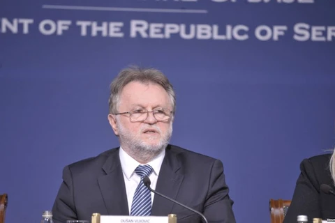 Bộ trưởng Tài chính Serbia Dusan Vujovic. (Nguồn: RFE/RL)