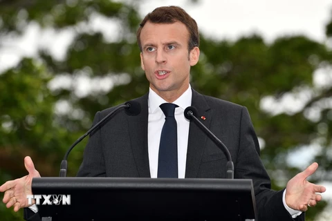 Tổng thống Pháp Emmanuel Macron. (Nguồn: AFP/TTXVN)