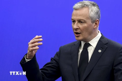 Bộ trưởng Kinh tế Pháp Bruno Le Maire. (Nguồn: AFP/TTXVN) 