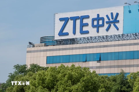  Văn phòng công ty ZTE tại Thượng Hải. (Nguồn: AFP/TTXVN)