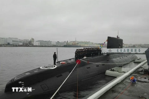 Tàu ngầm diesel lớp Varshavyanka của Nga. (Nguồn: Sputnik/TTXVN)