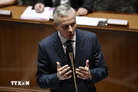Bộ trưởng Tài chính Pháp Bruno Le Maire. (Nguồn: AFP/TTXVN)