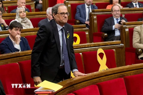  Tân Thủ hiến vùng Catalonia Quim Torra. (Nguồn: EFE-EPA/TTXVN)