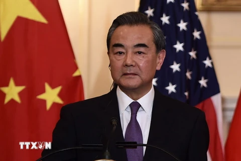  Ngoại trưởng Trung Quốc Vương Nghị. (Nguồn: AFP/TTXVN)