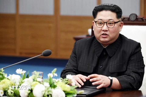 Nghệ thuật đàm phán của nhà lãnh đạo Triều Tiên Kim Jong-un. (Nguồn: EPA/TTXVN)