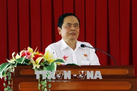 Chủ tịch Ủy ban Trung ương Mặt trận Tổ quốc Việt Nam Trần Thanh Mẫn. (Nguồn: TTXVN)
