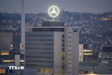 Trụ sở Tập đoàn ô tô Daimler ở Stuttgart, miền tây nam Đức. (Nguồn: AFP/ TTXVN)