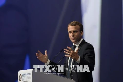 Tổng thống Pháp Emmanuel Macron. (Nguồn: THX/TTXVN)