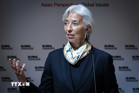 Tổng Giám đốc Quỹ Tiền tệ quốc tế (IMF) Christine Lagarde. (Nguồn: AFP/TTXVN)