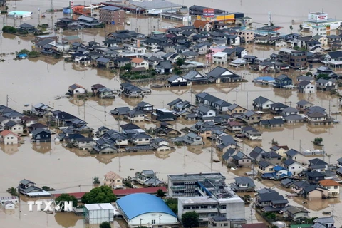 [Video] Đợt lũ lụt tồi tệ nhất tại Nhật Bản trong 30 năm qua