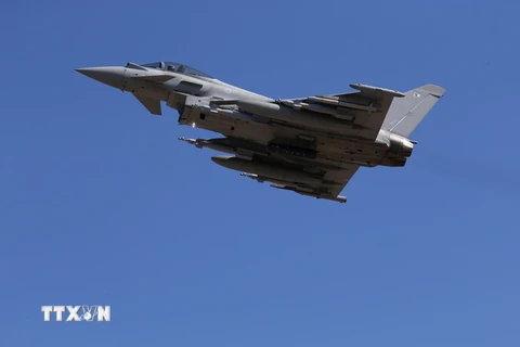 Máy bay phản lực Eurofighter Typhoon dự kiến sẽ ngừng hoạt động từ năm 2040. (Nguồn: AFP/TTXVN)
