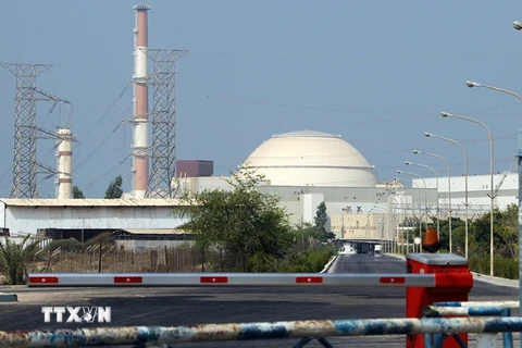  Toàn cảnh nhà máy điện hạt nhân Bushehr của Iran nằm cách thủ đô Tehran 1200km về phía nam ngày 20/8. (Nguồn: AFP/TTXVN)