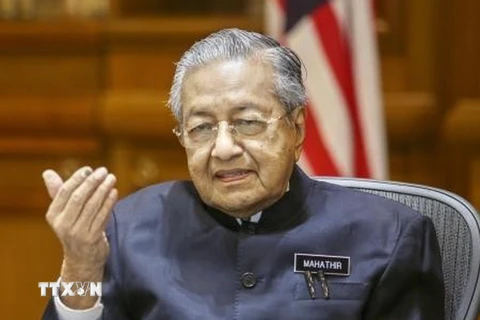 Thủ tướng Malaysia Mahathir Mohamad. (Nguồn: EPA/TTXVN)