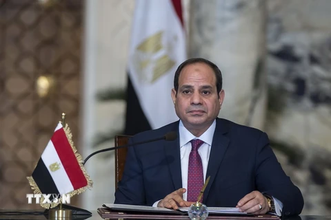Tổng thống Ai Cập Abdel Fattah al-Sisi. (Nguồn: AFP/TTXVN)