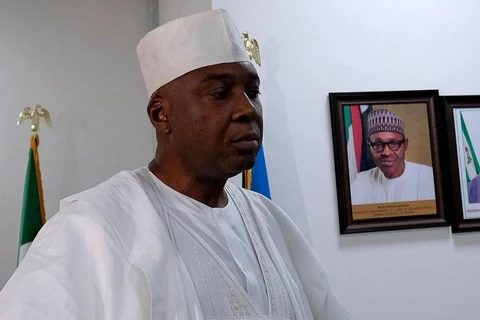 Chủ tịch Thượng viện Nigeria Bukola Saraki. (Nguồn: africanews.com)
