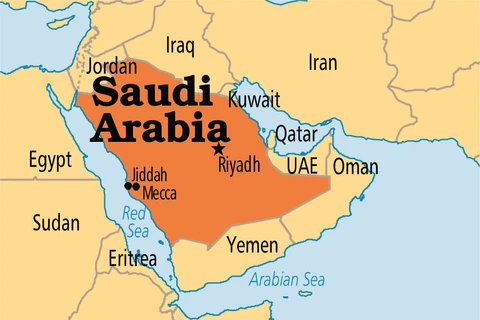 Bản đồ Saudi Arabia. (Nguồn: premiumtimesng.com)