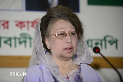 Cựu Thủ tướng Bangladesh Khaleda Zia. (Nguồn: AFP/TTXVN)