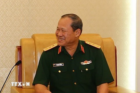 Thượng tướng Bế Xuân Trường, Ủy viên Trung ương Đảng, Thứ trưởng Bộ Quốc phòng. (Ảnh: Dương Giang/TTXVN)