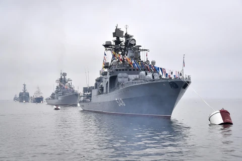 Tàu khu trục của Nga. (Nguồn: Getty)