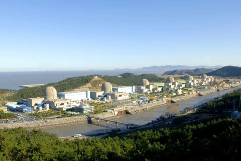 Nhà máy điện hạt nhân Hanbit của Hàn Quốc. (Ảnh: KHNP)