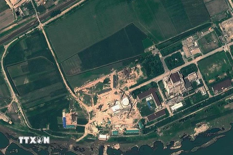 Cơ sở hạt nhân Yongbyon của Triều Tiên (chụp qua vệ tinh ngày 6/8/2012). (Ảnh: AFP/TTXVN)