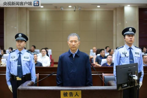 Ông Yao Gang, cựu Phó Chủ tịch Ủy ban Chứng khoán Trung Quốc. (Nguồn: CCTV)