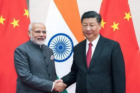 Thủ tướng Ấn Độ Narendra Modi và Chủ tịch Trung Quốc Tập Cận Bình. (Nguồn: news.cn)