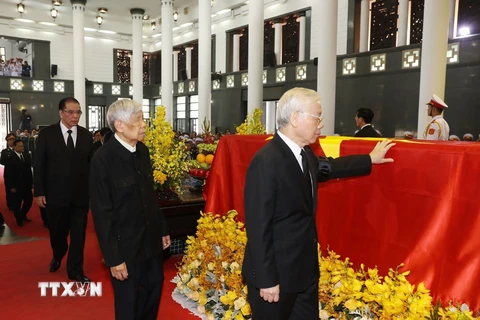 [Photo] Toàn cảnh lễ truy điệu nguyên Tổng Bí thư Đỗ Mười