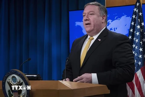 Ngoại trưởng Mỹ Mike Pompeo. (Ảnh: AFP/TTXVN)