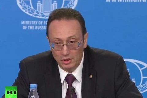 Cục trưởng Cục Kiểm soát và không phổ biến vũ khí hạt nhân thuộc Bộ Ngoại giao Nga, ông Vladimir Yermakov. (Nguồn: RT) 