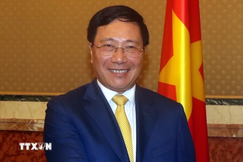 Phó Thủ tướng Phạm Bình Minh, Bộ trưởng Ngoại giao. (Ảnh: Ngự Bình/TTXVN)