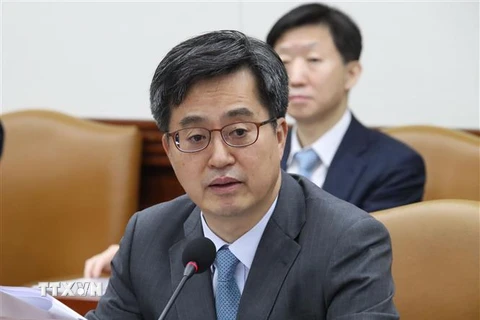Bộ trưởng Tài chính Hàn Quốc Kim Dong-yeon. (Nguồn: Yonhap/TTXVN) 