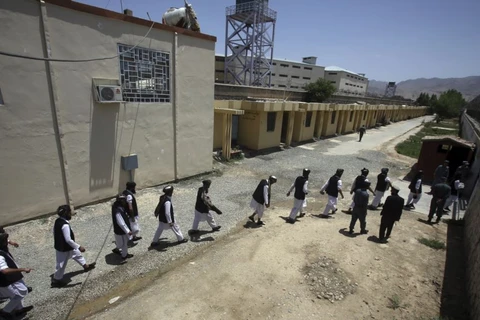 Các tù nhân tại nhà tù Pul-e-Charkhi. (Nguồn: AP