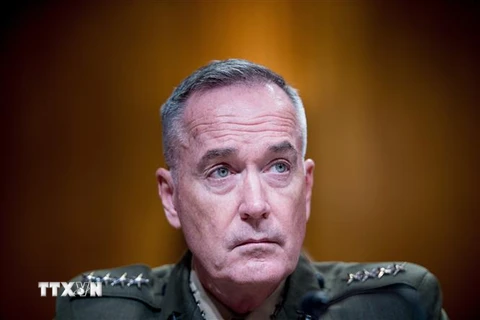 Chủ tịch Hội đồng Tham mưu trưởng liên quân Mỹ, Tướng Joseph Dunford. (Nguồn: AFP/TTXVN) 