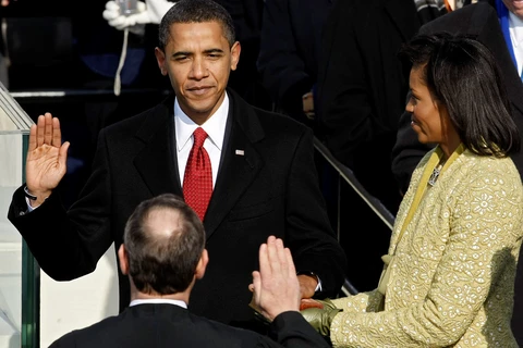 Lễ nhậm chức của Tổng thống Barack Obama năm 2009. (Ảnh: Getty)