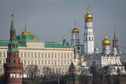 Quang cảnh Điện Kremlin tại Moskva. (Nguồn: AFP/TTXVN)