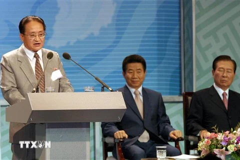 Phó Chủ tịch Ủy ban hòa bình châu Á Thái Bình Dương Ri Jong-hyok. (Ảnh: AFP/TTXVN)