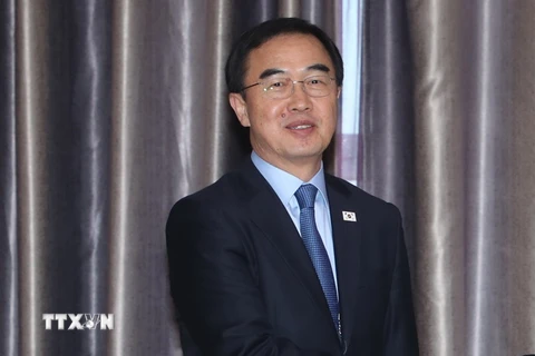 Bộ trưởng Thống nhất Hàn Quốc Cho Myoung-gyon. (Nguồn: Yonhap/TTXVN) 