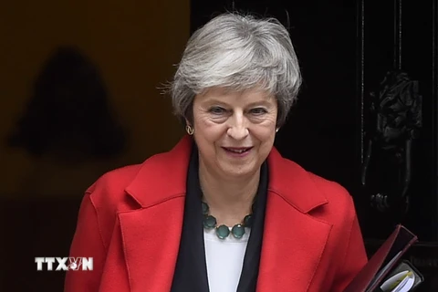 Thủ tướng Anh Theresa May tại thủ đô London ngày 15/11/2018. (Ảnh: THX/TTXVN)