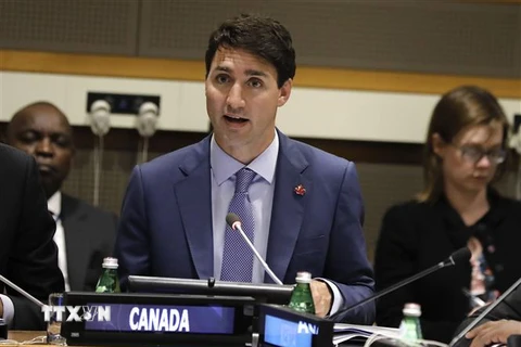 Thủ tướng Canada Justin Trudeau. (Ảnh: AFP/TTXVN)