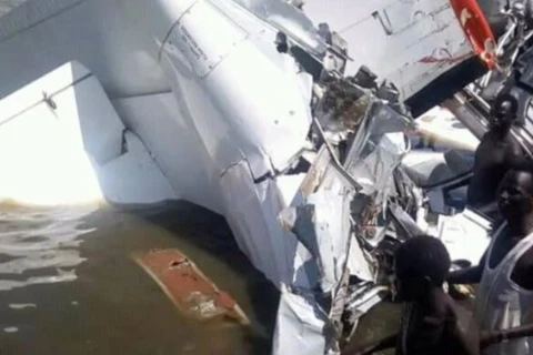 Hiện trường một vụ tai nạn máy bay tại Sudan. Ảnh minh họa. (Nguồn: Reuters)